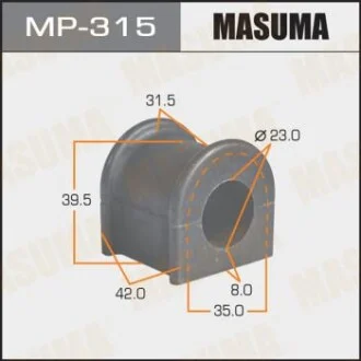 Втулка стабілізатора заднього Toyota Land Cruiser (-07) (Кратно 2 шт) Mas для MASUMA MP315 фото товару