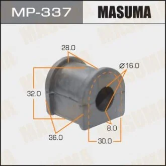 Втулка стабілізатора заднього Toyota Camry (06-) (Кратно 2 шт) Masuma для Toyota MASUMA MP337 фото товару