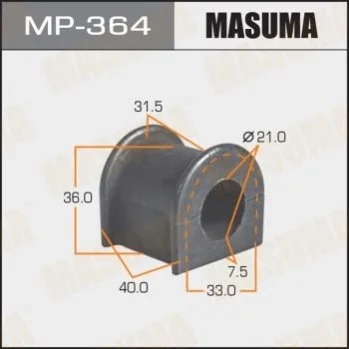 <strong>Втулка стабілізатора заднього Toyota Land Cruiser Prado (02-09) (Кратно 2 шт) Masuma MASUMA MP364 (фото 1)</strong>