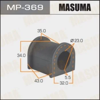 <strong>Втулка стабілізатора переднього Suzuki Grand Vitara (-05) (Кратно 2 шт) M MASUMA MP369 (фото 1)</strong>