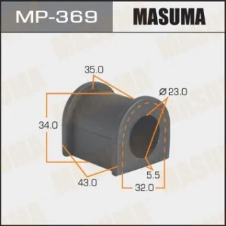Втулка стабілізатора переднього Suzuki Grand Vitara (-05) (Кратно 2 шт) M для MASUMA MP369 фото товару