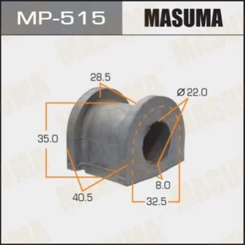 <strong>Втулка стабілізатора переднього Honda Civic (-00) (Кратно 2 шт) Masuma MASUMA MP515 (фото 1)</strong>