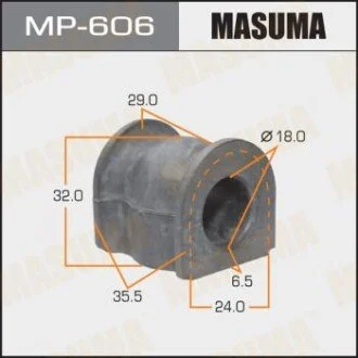 Втулка стабілізатора (Кратно 2) зад Accord/Torneo для MASUMA MP606 фото товару