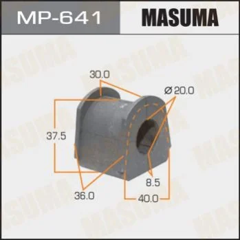 <strong>Втулка стабілізатора заднього Mitsubishi Pajero (-00) (Кратно 2 шт) Masuma MASUMA MP641 (фото 1)</strong>