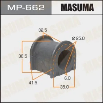 <strong>Втулка стабілізатора переднього Lexus ES 350 (06-) (Кратно 2 шт) Masuma MASUMA MP662 (фото 1)</strong>
