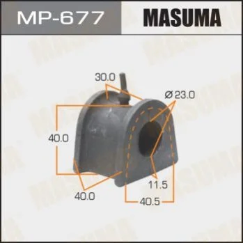 <strong>Втулка стабилизатора переднего Mitsubishi Pajero (00-07) (Кратно 2 шт) Masuma MASUMA MP677 (фото 1)</strong>