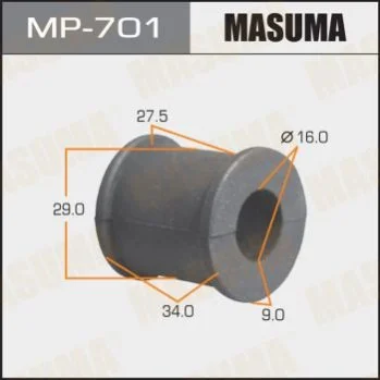 <strong>Втулка стабілізатора заднього Lexus RX 350 (06-08)/ Toyota Camry (01-06) (Кратно 2 шт) Masuma MASUMA MP701 (фото 1)</strong>