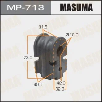 Втулка стабілізатора переднього Nissan Micra (02-07), Tida (15-) (Кратно 2 шт) Masuma для MASUMA MP713 фото товару