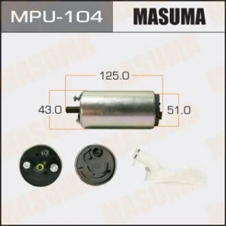 Бензонасос електричний (+сітка)) Honda/ Mazda/ Toyota  для MASUMA MPU104 фото товару