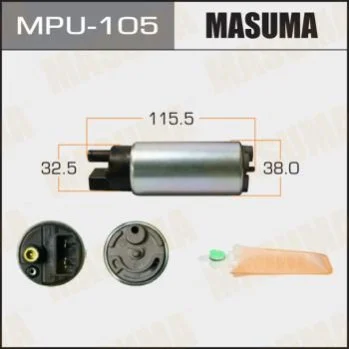 <strong>Бензонасос электрический (+сеточка) Honda/ Mazda/ Mitsubishi/ Subaru/ Toyota MASUMA MPU105 (фото 1)</strong>