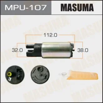 Бензонасос електричний (+сітка)) Toyota для MASUMA MPU107 фото товару