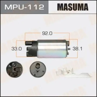Бензонасос електричний (+сітка)) Toyota для MASUMA MPU112 фото товару