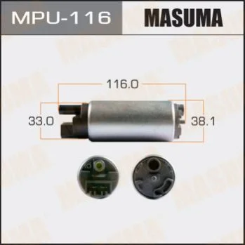 <strong>Бензонасос електричний графітовий колектор Lexus RX450H, Toyota HIGHLANDER/GYL10W, GVU58L MASUMA MPU116 (фото 1)</strong>