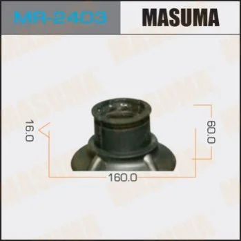 <strong>Пильовик рульової рейки (пластик) Mazda 3 (06-), 5 (05-15)/ Toyota Auris (06-), Corolla (06-), Prius (09-15) MASUMA MR2403 (фото 1)</strong>