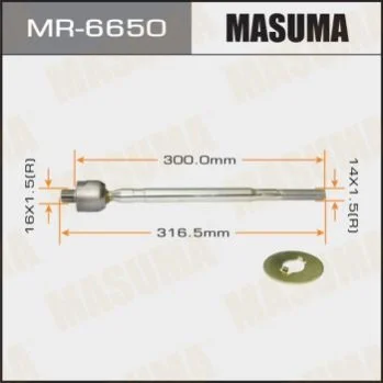 <strong>Рульова тяга Subaru Forester (-08), Impreza (-16), Legacy, Outback (-14) (MR-6650) MASUMA MR6650 (фото 1)</strong>