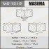 <strong>Колодки тормозные передн AN-303WK, NP1098, P83009 MASUMA MS1219 (фото 1)</strong>