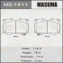 <strong>Колодка тормозная MASUMA MS1411 (фото 1)</strong>