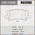 <strong>Колодка гальмівна передня Lexus RX 350 (06-08)/ Toyota Highlander (03-07) MASUMA MS1498 (фото 1)</strong>