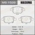 <strong>Колодка гальмівна задня Toyota Avensis (03-08) MASUMA MS1528 (фото 1)</strong>