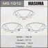 <strong>Колодки тормозные передн AN-8196WK, NP1158, P83148 MASUMA MS1912 (фото 1)</strong>
