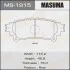 <strong>Колодка тормозная задняя Lexus RX 350 (08-15)/ Toyota Highlander (13-) MASUMA MS1915 (фото 1)</strong>