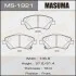<strong>Колодка гальмівна передня Toyota Auris (08-11), Corolla (08-10) MASUMA MS1921 (фото 1)</strong>