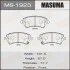 <strong>Колодки тормозные передн TOYOTA YARIS, TOYOTA COROLLA (06-14) MASUMA MS1923 (фото 1)</strong>