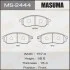 <strong>Колодка тормозная передняя Infiniti FX 35 (05-10)/ Nissan Murano (04-16), Pathfi MASUMA MS2444 (фото 1)</strong>