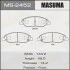 <strong>Колодка гальмівна передня Nissan Note (05-12), Tida (04-12) MASUMA MS2452 (фото 1)</strong>