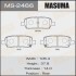 Купити Колодка гальмівна задня Infinity FX 35 (02-10)/ Nissan Juke (10-), Leaf (12-17), Murano (04-), Pathfinder (14-), Qashqai (06-13), Teana (03-10) (MS24 MASUMA MS2466 за низькою ціною в Україні (фото 1)