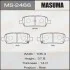 <strong>Колодка гальмівна задня Infinity FX 35 (02-10)/ Nissan Juke (10-), Leaf (12-17), Murano (04-), Pathfinder (14-), Qashqai (06-13), Teana (03-10) (MS24 MASUMA MS2466 (фото 1)</strong>