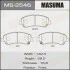 <strong>Колодка гальмівна передня Nissan Qashqai (06-13), X-Trail (07-14)/ Suzuki Kizas MASUMA MS2546 (фото 1)</strong>