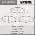 <strong>Колодка гальмівна передня Mitsubishi L200 (00-08), Lancer (08-12), Pajero Sport (-09) MASUMA MS3233 (фото 1)</strong>