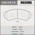<strong>Колодка гальмівна передня Mitsubishi Pajero (00-) MASUMA MS3414 (фото 1)</strong>