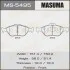 <strong>Колодки гальмівні (MS-5495) MASUMA MS5495 (фото 1)</strong>