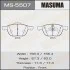 <strong>Колодка гальмівна передня Ford Focus (04-)/ Mazda 3 (03-), 5 (05-15) MASUMA MS5507 (фото 1)</strong>