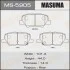 <strong>Колодка гальмівна задня Mazda 6 (12-16)/ Mitsubishi ASX (12-14), Outlander (12-) MASUMA MS5905 (фото 1)</strong>