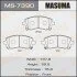 <strong>Колодки тормозные передн AN-463WK, NP7000, P78010 MASUMA MS7390 (фото 1)</strong>