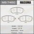 <strong>Колодка гальмівна передня Subaru Forester (01-14), Impreza (00-14), Legacy (02-14), XV (12-17) MASUMA MS7460 (фото 1)</strong>