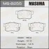 <strong>Колодка гальмівна задня Honda Accord (11-13), Accord Tourer (08-13), Civic (12-15), CR-V (01-16), Crosstour (13-15)/ Suzuki Kizashi (09-20) MASUMA MS8255 (фото 1)</strong>