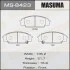 <strong>Колодка тормозная передн HONDA CIVIC VIII, FR-V MASUMA MS8423 (фото 1)</strong>