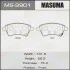 <strong>Колодки тормозные передн SUZUKI SX4 S-Cross 1.6 (13-18) MASUMA MS9901 (фото 1)</strong>