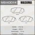 <strong>Колодки гальмівні (MS-K0014) MASUMA MSK0014 (фото 1)</strong>