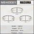 <strong>Колодка тормозная передняя MASUMA MSK0021 (фото 1)</strong>