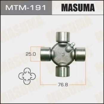 <strong>Хрестовина карданного валу (25x76.8) Mitsubishi Pajero MASUMA MTM191 (фото 1)</strong>