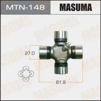 <strong>Хрестовина карданного валу (27x81.8) Nissan Navara (05-), Pathfinder (05-14)/ Toyota Hillux (15-) MASUMA MTN148 (фото 1)</strong>