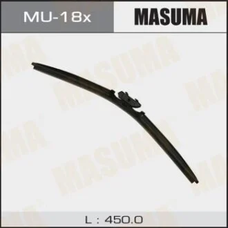 Щітка склоочисника 450 мм 18 безкаркасна, DNTL 1.1, (MU-18x) для MASUMA MU18x фото товару
