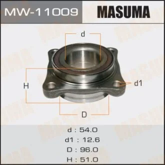 Маточина колеса (MW-11009) для MASUMA MW11009 фото товару