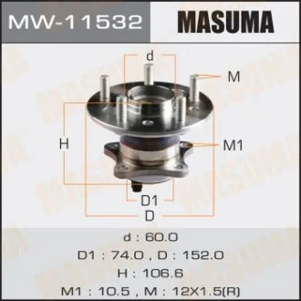 Маточина колеса для MASUMA MW11532 фото товару