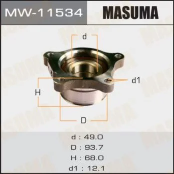 <strong>Ступица колеса задн TOYOTA LAND CRUISER, LX570 / UZJ200L, URJ201L LH MASUMA MW11534 (фото 1)</strong>